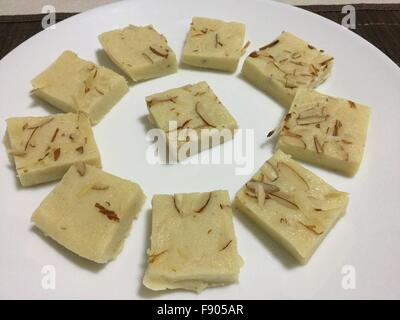 Indian dolce e speziato cibo leggero per la prima colazione Foto Stock