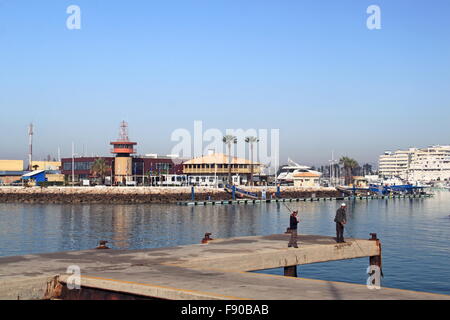 Vilamoura Marina ingresso, Vilamoura, Quarteira, Algarve, Portogallo, Europa Foto Stock