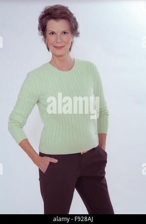 Ritratto di un felice donna senior Foto Stock