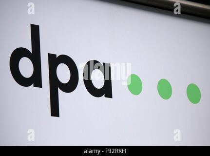 Markenname: 'DPA Deutsche Presse Agentur', Berlino. Foto Stock