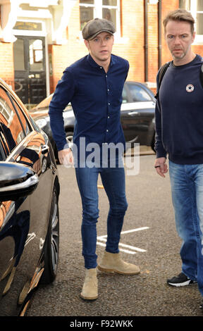 Niall Horan arriva a Maida Vale Studios con: Niall Horan dove: Londra, Regno Unito quando: 12 Nov 2015 Foto Stock