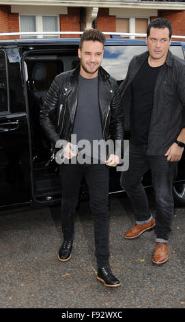 Liam Payne arriva a Maida Vale Studios con: Liam Payne dove: Londra, Regno Unito quando: 12 Nov 2015 Foto Stock