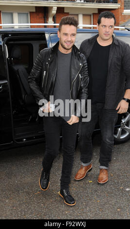 Liam Payne arriva a Maida Vale Studios con: Liam Payne dove: Londra, Regno Unito quando: 12 Nov 2015 Foto Stock