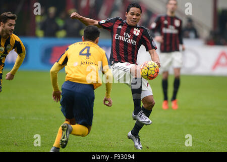 Milano, Italia. Xiii Dec, 2015. Carlos Bacca Milano Milano 13-12-2015 Stadio Giuseppe Meazza - Calcio serie A MILANO - Hellas Verona. Credito: Insidefoto/Alamy Live News Foto Stock