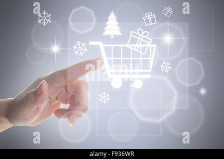 Shopping di Natale concept Foto Stock