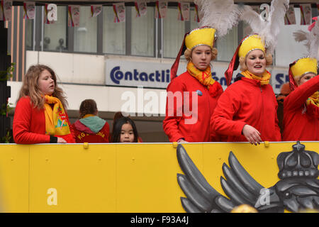 Karlsruhe, Baden Wuerttemberg, Germania - 16 Febbraio 2015: Il trecentesimo anniversario della città di Karlsruhe, annuale e Carnevale Foto Stock