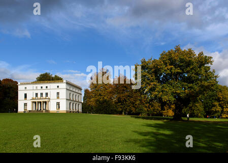Jenisch House e estate indiana in Jenischpark, Groß-Flottbek, Amburgo, Germania Foto Stock
