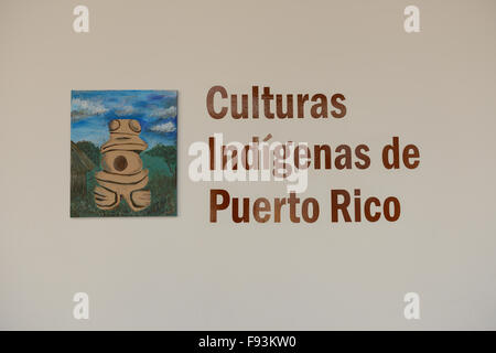 Tibes indigeni Centro cerimoniale e il Museo delle culture indigene. Ponce, Puerto Rico. Isola dei caraibi. Stati Uniti d'America territorio Foto Stock