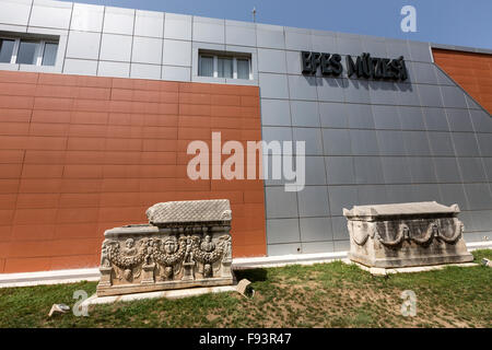 Sarcofago al di fuori di Efeso Museo Archeologico, Foto Stock