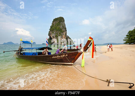 Phra Nang Beach, Provincia di Krabi, Thailandia. Foto Stock