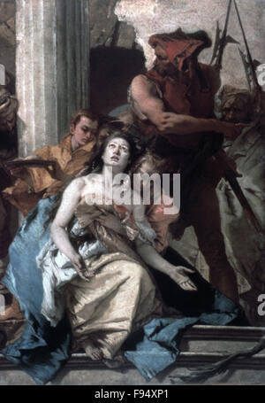 Giovanni Battista Tiepolo - Il martirio di Sant'Agata Foto Stock