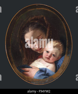 Giovanni Battista Tiepolo - Madonna col Bambino Foto Stock