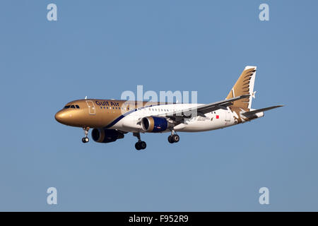 Gulf Air Airbus A320 Foto Stock