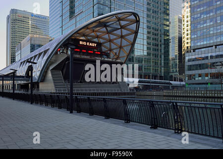 Luogo Crossrail, West India Quay,Canary Wharf station wagon, Docklands, London E14, Regno Unito Foto Stock