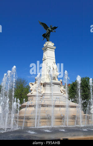 Francia Bourgogne Dijon Place de la République fontana Foto Stock