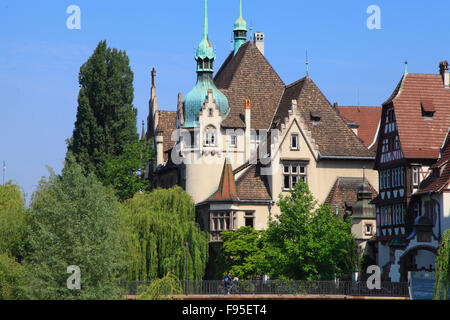 Francia Alsazia Strasburgo Lycée International des Pontonniers scuola Foto Stock