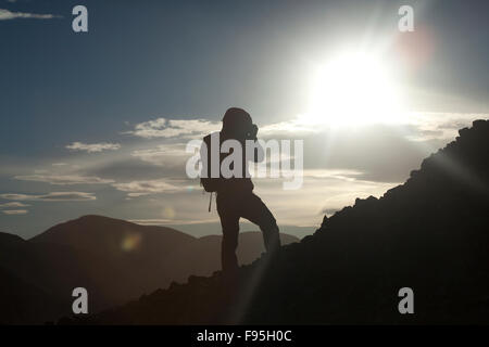 In Landmannalaugar Fjallabak Riserva Naturale, Islanda Foto Stock