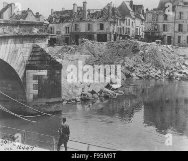 Fronte francese, 1916 Veroun. Foto Stock