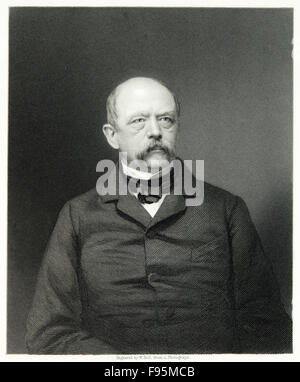 Otto von Bismarck. Foto Stock