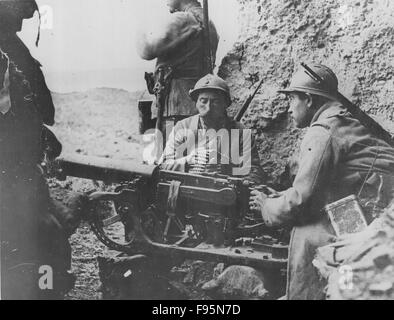 Fronte francese, 1916 Veroun. Foto Stock