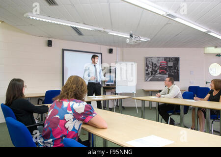 Collegio docente e pubblico Foto Stock