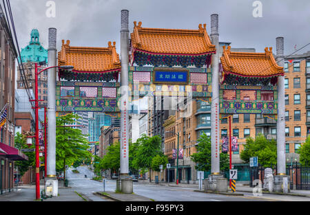 China Town, Vancouver, British Columbia, Canada Foto Stock