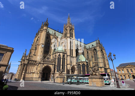 Francia Lorraine Metz St-Étienne cattedrale Foto Stock