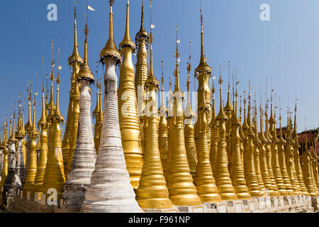 Paya Shwe Inn Thein, Lago Inle, Shan, Myanmar Foto Stock