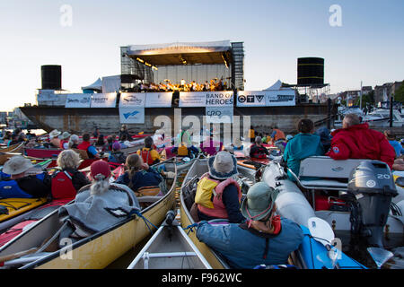 Victoria Symphony Splash evento, Porto Interno, Victoria, British Columbia, Canada Foto Stock