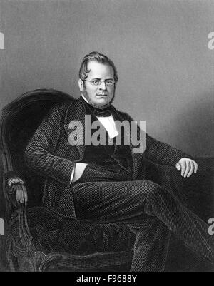 Camillo Benso Conte di Cavour, 1810 - 1861, un statista italiano e il primo Primo ministro del nuovo Regno d'Italia, Foto Stock