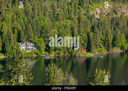 Christina Lago, British Columbia, Canada Foto Stock