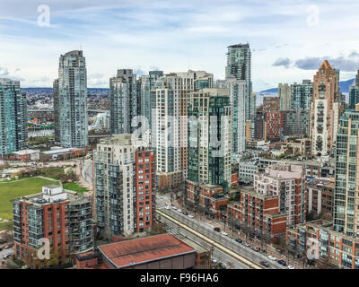 Vancouver highrise Condos Foto Stock