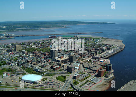 Il centro di San Giovanni, New Brunswick, Canada Foto Stock