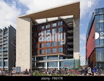 Amsterdam, nuova biblioteca pubblica, aperto 2007. Foto Stock