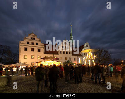 Doberlug-Kirchhain Weihnachtsmarkt - Doberlug-Kirchhain mercatino di Natale 01 Foto Stock