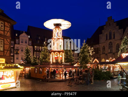 Hildesheim Weihnachtsmarkt - Hildesheim mercatino di Natale 01 Foto Stock