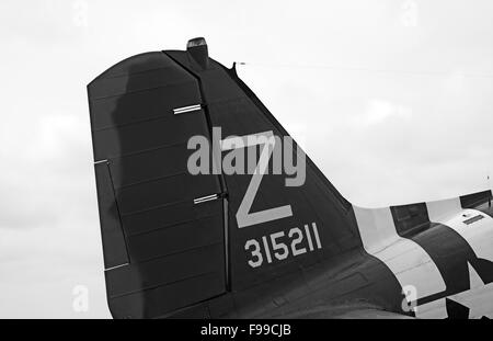 Douglas C-47 Skytrain WW II TRASPORTO AEREO Foto Stock