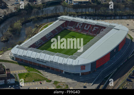 Una veduta aerea della New York Stadium, casa di Rotherham Regno Foto Stock