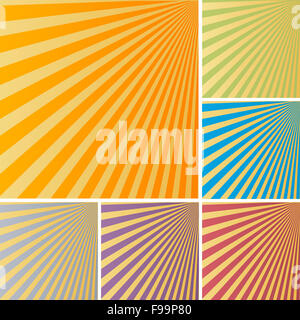 Gli sfondi di raggi Foto Stock