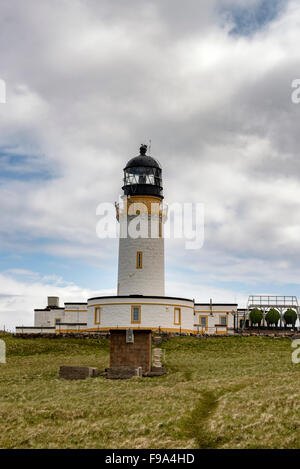 Cape Wrath faro sull'estremo nord punta occidentale della Scozia Foto Stock