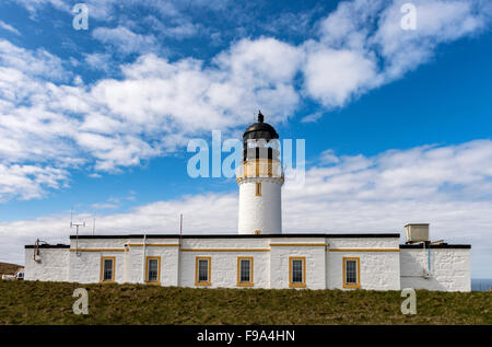 Cape Wrath faro sull'estremo nord punta occidentale della Scozia Foto Stock