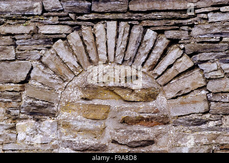 Arco in pietra, Leyburn, North Yorkshire Foto Stock