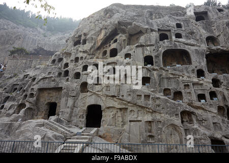Le Grotte di Longmen, Cina Foto Stock