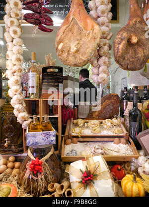 San Carlo Cicchetti concetto italiano ristorante finestra display alimentare Piccadilly Londra Foto Stock