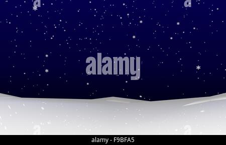 Abstract nevicate invernali. Resa in 3D-background in vari colori. Foto Stock