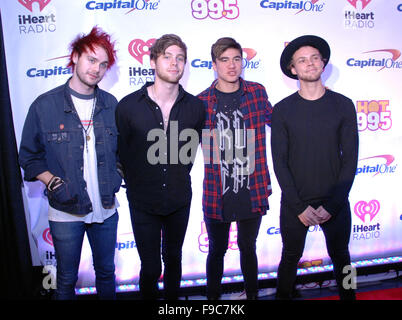 Washington, DC, Stati Uniti d'America. Xiv Dic, 2015. 5 SECONDI DI ESTATE assiste Hot 99.5's annuale Radio iHeart Jingle Ball in concerto al Verizon Center. © Tina Fultz/ZUMA filo/Alamy Live News Foto Stock