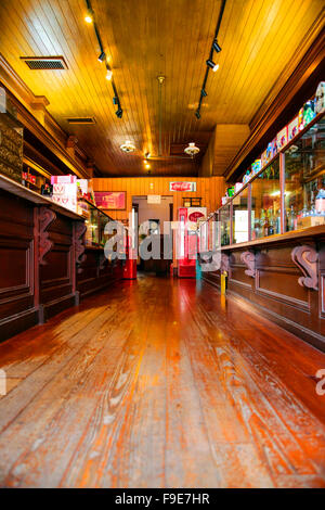 All'interno del Museo Biedenharn della Coca Cola memorabilia di storia nel quartiere storico di Vicksburg MS Foto Stock