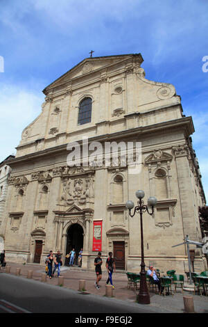 Francia Provenza Avignone Chapelle du Collège des Jesuites Musée Lapidaire Foto Stock