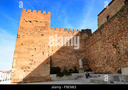 Il forum Balbos, chiamato anche atrium Corregidor è una piccola area a sud di Plaza Mayor a Caceres, Spagna Foto Stock