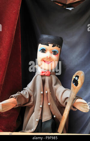 Francia Rhône-Alpes Lyon Théâtre de Guignol marionette Foto Stock